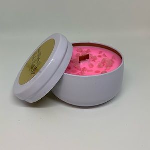 Pink Chiffon Candle